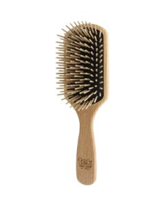Big rectangular brush with long wooden pins
