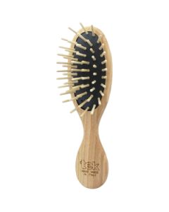Small oval purse brush