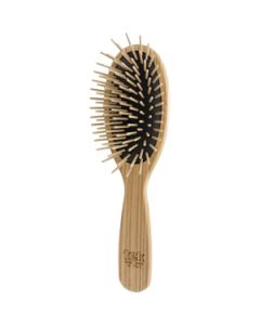 Big oval brush with long wooden pins