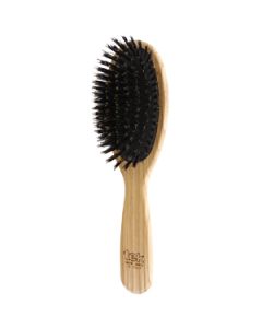 Big oval pneumatic brush with ecological bristles