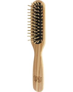 Rectangular brush in ash wood