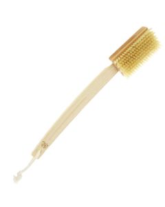 Bath brush removable handle with ecological bristles
