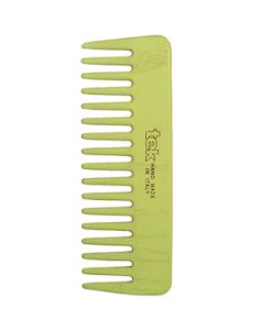 Small comb with wide teeth lime
