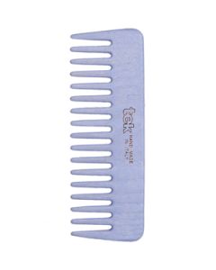 Small comb with wide teeth light blue