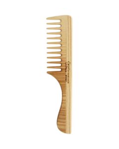 Wide teeth comb with handle