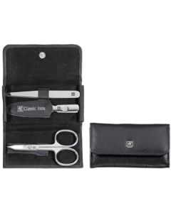 Classic Leather Case Black 3 pcs